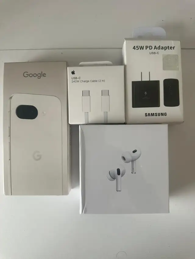 Google Pixel 9a 128GB Box inc. *With Earbuds/Charger Set/ | Cell Phones ...