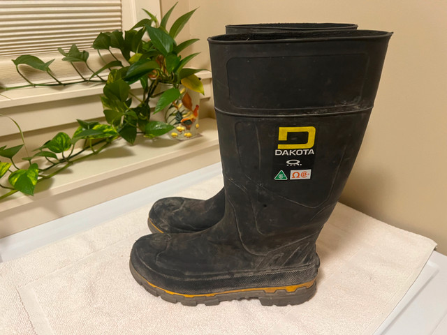 Mens Dakota Steel Toe Rubber Boots in Men's Shoes in Vernon - Image 3
