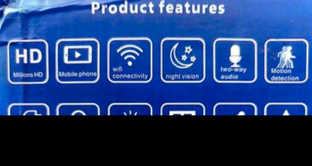 V380 Pro outdoor 2-Way Audio, Waterproof Wireless IP Camera in Cameras & Camcorders in Kitchener / Waterloo - Image 2