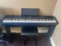 Casio digital piano with chair 