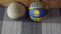 3 OFFICIAL SIZE BASKETBALLS BUNDL/UCLA,GOLDEN STATE WARRIORS,NBA