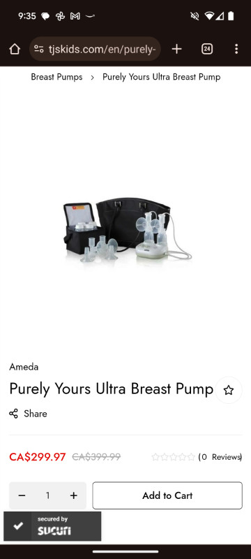 Ameda electric breast pump in Feeding & High Chairs in Kingston - Image 2