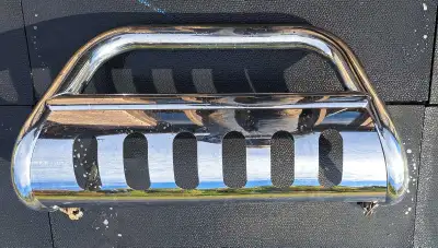 Bull bar/push bar for pickup, like new, stainless steel, View more