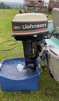 25 HP Johnson Outboard 
