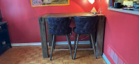 Structube Bar Dinning Table & chairs for $380