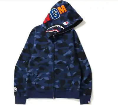 Blue Bape Doubble Hooide, View more
