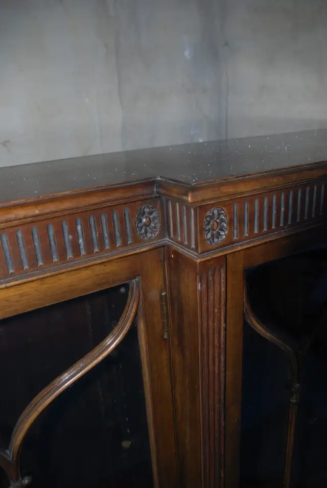 Antique wooden Liberty Cabinet and Liberty Desk in Hutches & Display Cabinets in Edmonton - Image 3