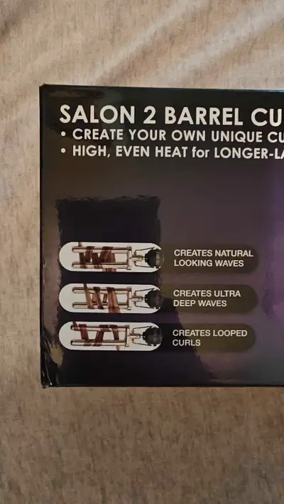 2 Barrel Curler 24K Gold. Hot Tools Salon Curling Iron, View more