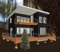 Let Us Build your 800 sq/ft Cottage for $90,000
