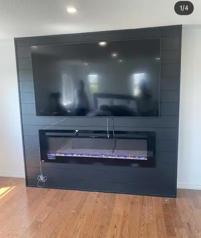 Napoleon Entice 72 Wall-Hanging Electric Fireplace, View more