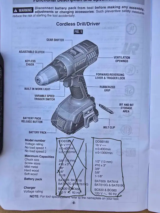 Bosch Cordless Drill in Hand Tools in City of Toronto - Image 4