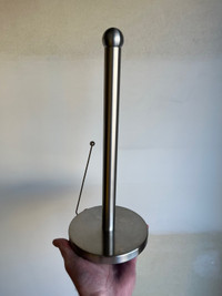 Stainless paper towel holder 