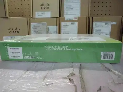 NEW Cisco SF110D-08HP-NA 8-Port PoE Desktop Unmanaged Switch., View more