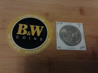 1921 USA one dollar D Au coin