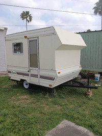 Homemade Camper Trailer, with bed fridge and storage for two