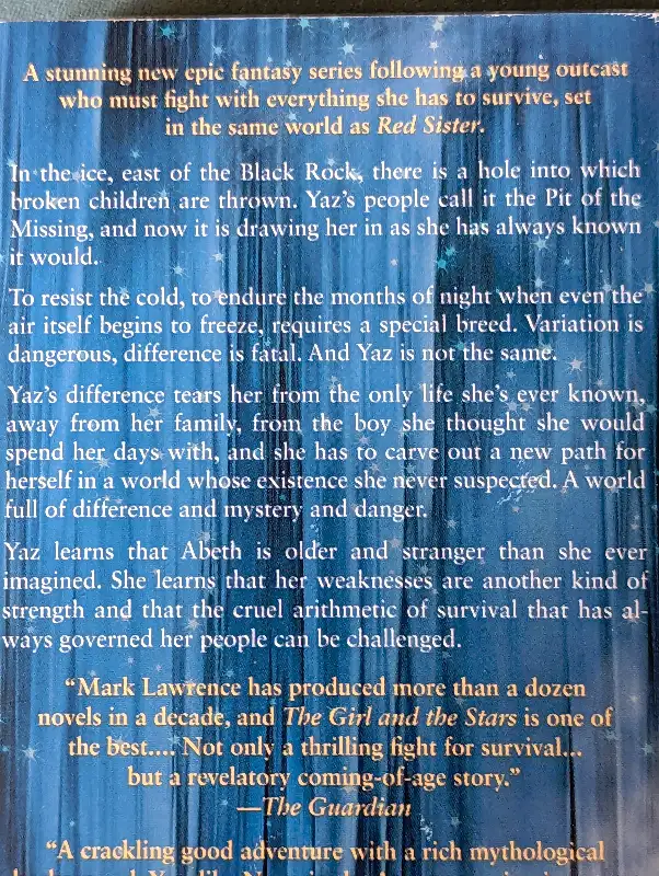 Fiction Book - The Girl and the Stars (2020)63351297074945121