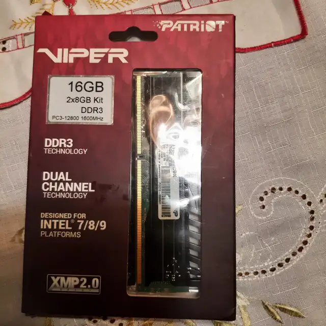 Patriot Viper 3 DDR3 RAM 16GB in System Components in Mississauga / Peel Region - Image 2