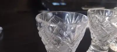 Crystal vases,carafe and glasses, View more