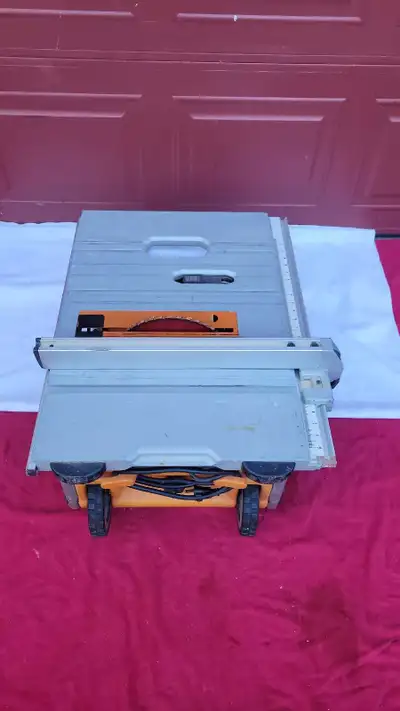 10" RIDGID Jobsite Table Saw 15Amp  like new, View more