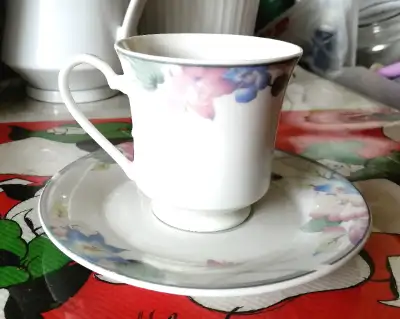 Vintage Fine China porcelain tea cup & saucer, View more