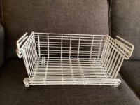 3 stackable hanging wire baskets