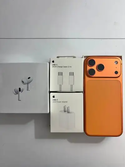 iPhone 17 Pro Max 256 Gb Orange + FULL PKG OPTION AT THE LOWEST PRICE !! - 256 STORAGE CAPACITY - Un...