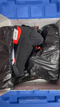 NEW Jordan 6 Retro Black Infrared  Size 9.5