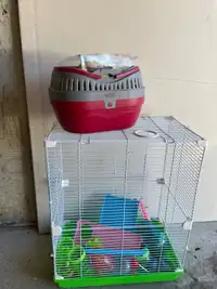 Small critters cage and accessories 