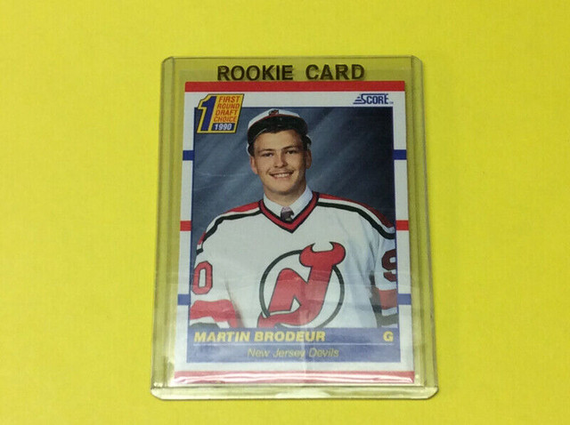 Hockey Cards - Martin Brodeur Rookie & Jersey Card $35 in Arts & Collectibles in Ottawa - Image 2