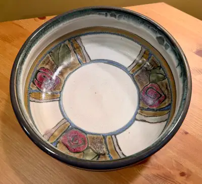 Connie Pike Large Pottery Bowl (8 3/4” diam. x 3 1/2” deep), View more