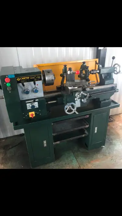 Craftex 13 x 24 metal lathe., View more