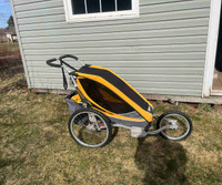 Chariot Couger 1 jogging stroller w/ bike attachment 