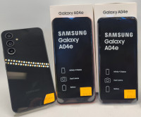 Samsung Galaxy Phones: A04e 64GB 32GB, A54 128GB **NEW**