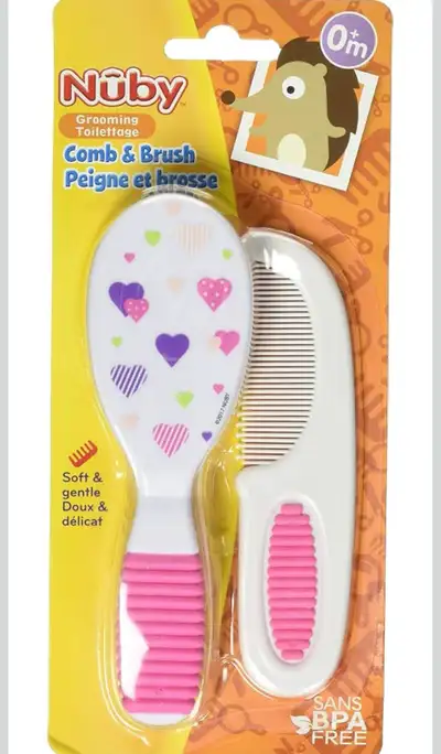  Comb and Brush Set Pink.  BNIP, View more