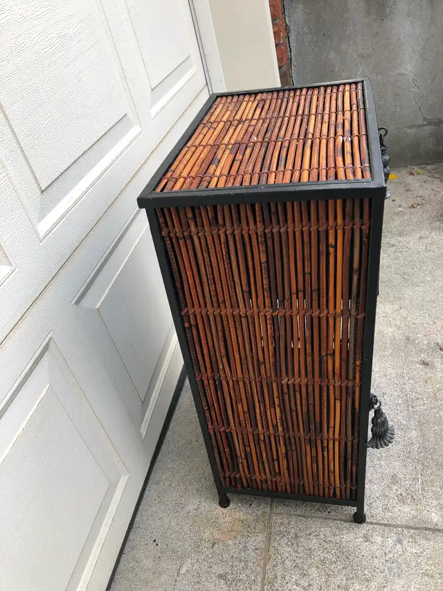 Bamboo and Metal Cabinet in Other in City of Toronto - Image 4