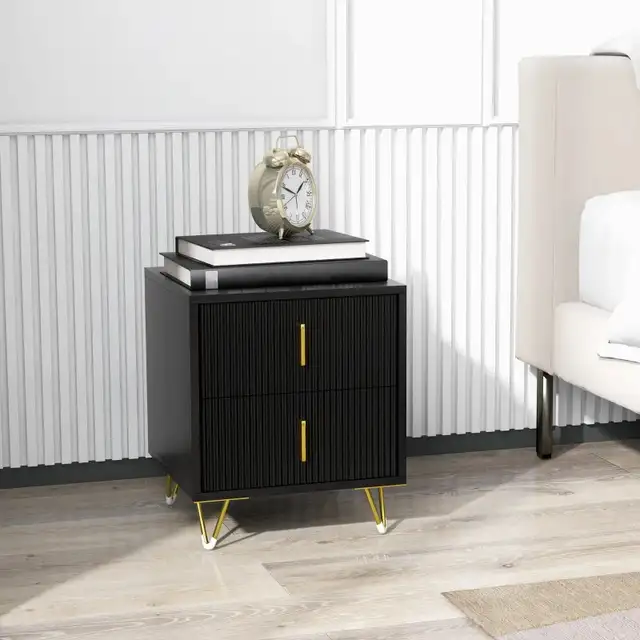 Larger bedside Table, Nightstand w/ 2 Drawers,  End Table  in Other Tables in Markham / York Region - Image 9