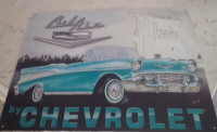 Tin Sign: BelAir Bel-Air by Chevrolet, 16" x 12.5" Man Cave Item