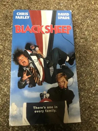 Black Sheep Comedy Movie Vintage VHS Cassette Tape, View more