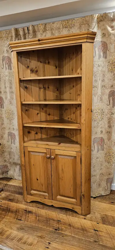 Pine Corner Shelf Unit, View more