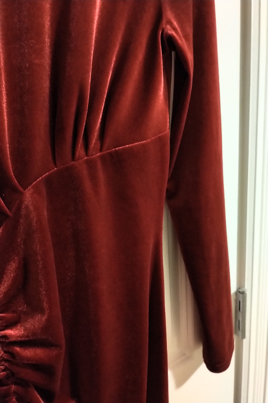 Wine Red Velvet Dress - Small / XS in Women's - Dresses & Skirts in Dartmouth - Image 2