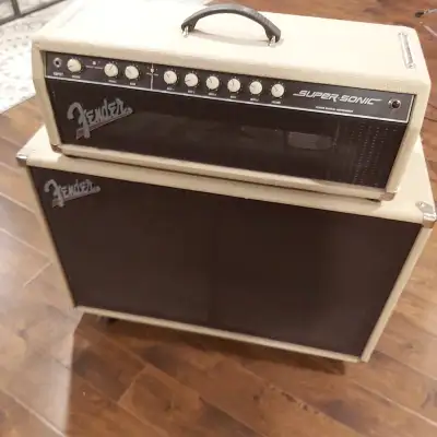 Fender Super-Sonic 60 Tube Head + Matching 2x12 Cabinet – Blonde, View more