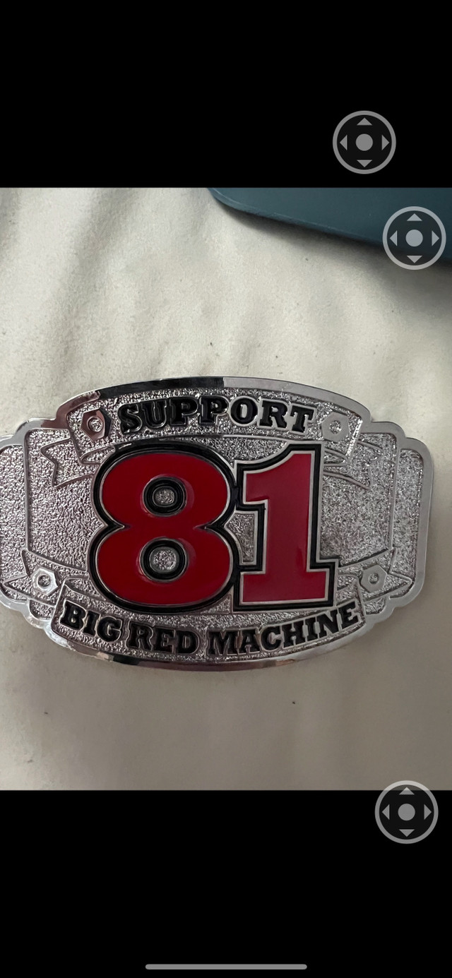 Big Red Machine Support Belt Buckle  in Jewellery & Watches in Peterborough - Image 2