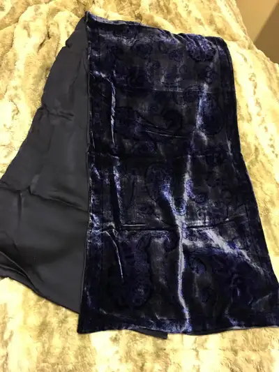 Coach Silk Scarf. Brand New. Navy, View more