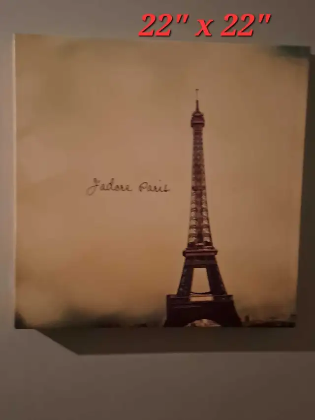 PARIS DECOR~Duvet cover/clock/frame/pictures/jewelry holder+more in Home Décor & Accents in Barrie - Image 7