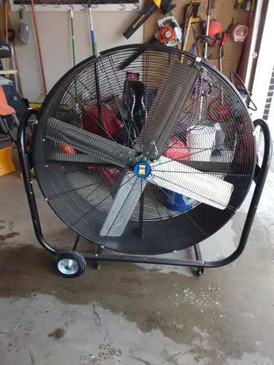 42" metal fan on wheels, View more