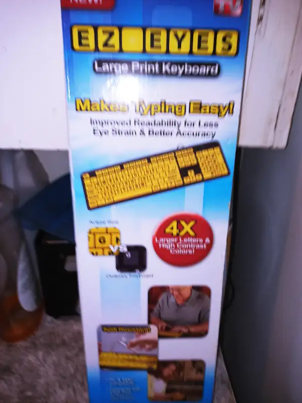 NEW  EZ  EYES  KEY BOARD63406571039489121
