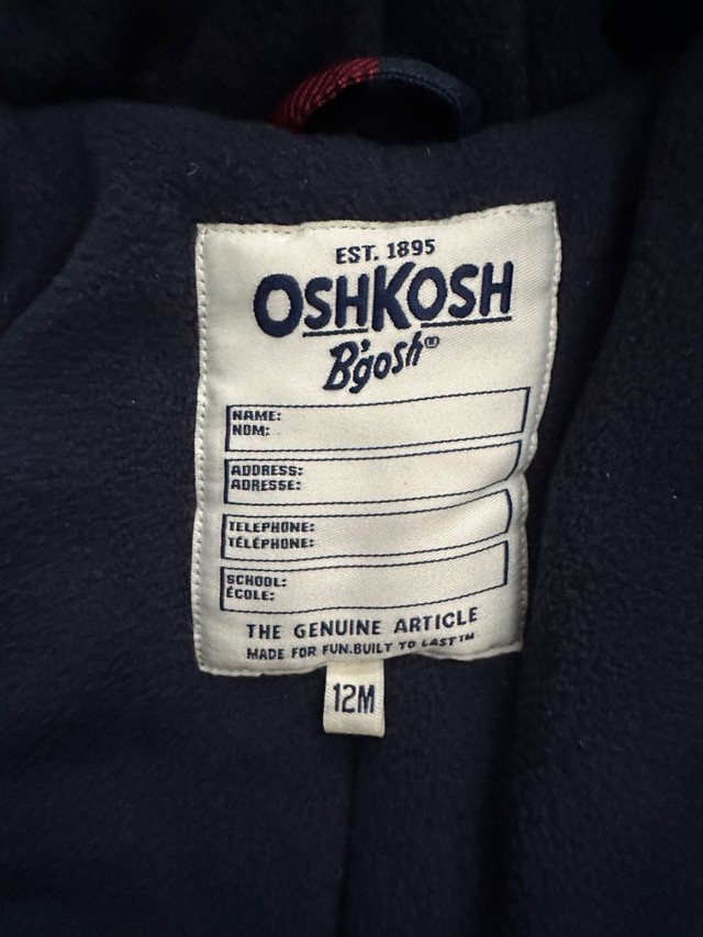 Osh kosh snow suit 12M in Clothing - 9-12 Months in Winnipeg - Image 2