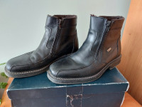 Men's Leather Boots with Sherpa liner