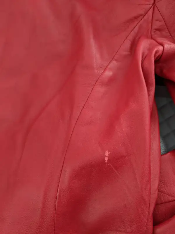 Danier Women’s Red Leather Jacket – Size Small – Soft Leather in Women's - Tops & Outerwear in Markham / York Region - Image 8