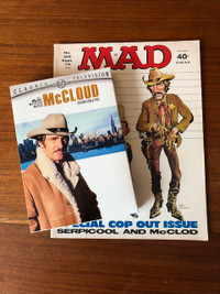 Mad Magazine & DVD McCloud Se 1 & 2 Retro 70s TV Series MINT DVD